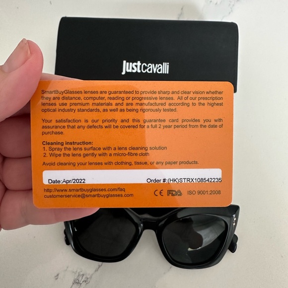 Brand new, never been worn. Just Cavalli Sunglasses w/ upgraded polarized lenses - Picture 9 of 10
